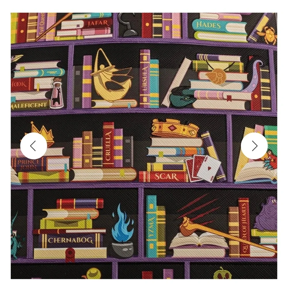 Loungefly Disney Villain Books Mini Backpack and Wallet set